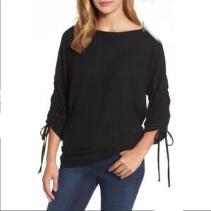 Gibsonlook Cozy Tie Sleeve Top
